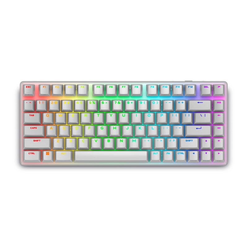 Alienware - Pro 75% Wireless Mechanical Gaming Keyboard with RGB Back Lighting - Lunar Light