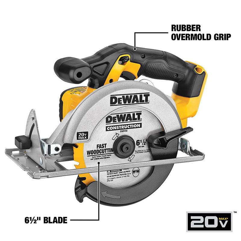 DeWalt - 20V MAX Cordless 4-Tool Combo Kit - Drill Circular Saw Recip Saw Worklight