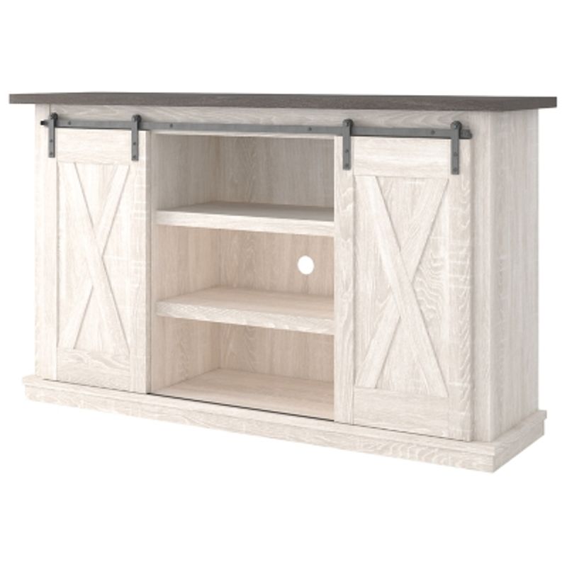 Two-tone Dorrinson Medium TV Stand