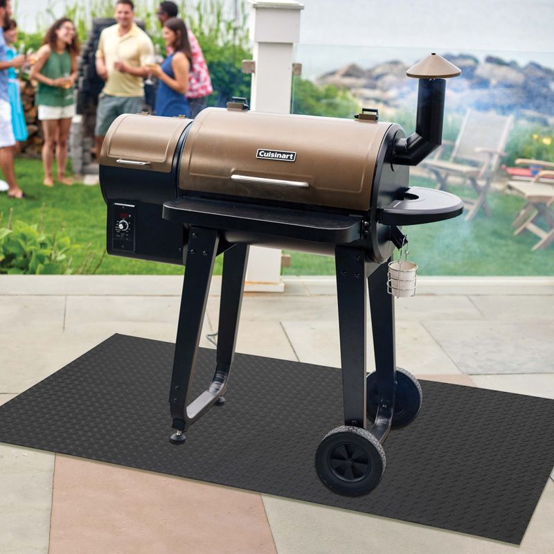 Cuisinart - 65" x 36" Premium Deck and Patio Grill Mat