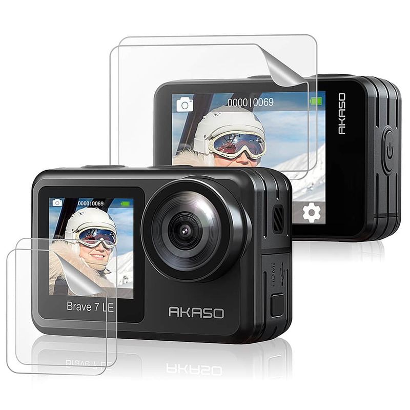 AKASO - Brave 7 LE SE 4K Waterproof Action Camera with Remote - Black