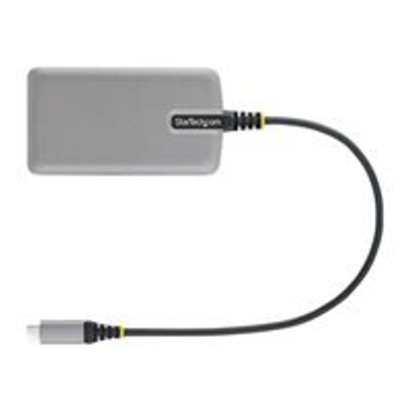 StarTech.com 3-Port USB-C Hub with Ethernet 3x USB-A Ports Gigabit Ethernet USB 3.0 5Gbps Bus-Powered USB Type-C Hub w/GbE and 1ft/30cm Long
