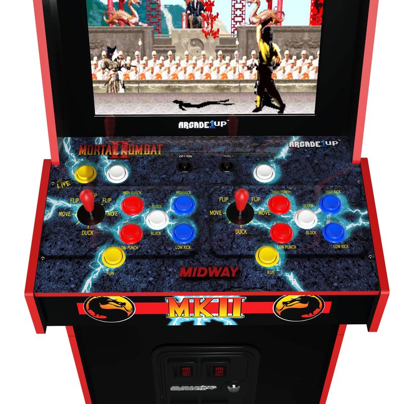 Arcade1Up - Mortal Kombat II Deluxe Arcade Game - Black