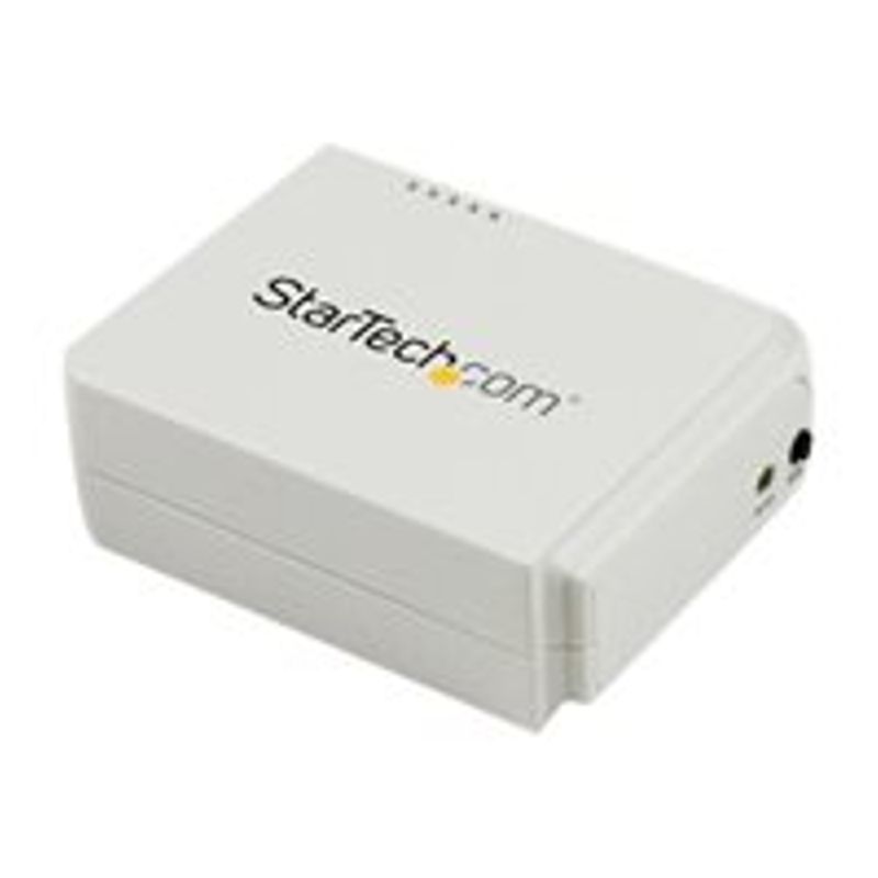 StarTech.com StarTech.com 1-Port Wireless N USB 2.0 Network Print Server - 10/100 Mbps Ethernet USB Printer Server Adapter - Windows 10 - 80