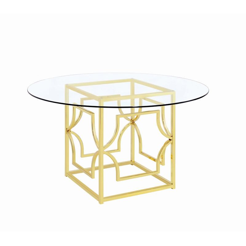 Starlight Dining Table Base Brass