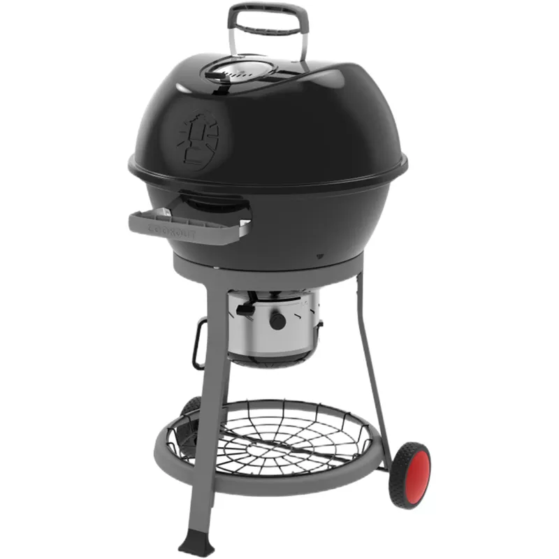 Coleman Cookout Grilling Kit with Charcoal Kettle Grill, Heavy-Duty Cover, and 12-Piece Tool Set