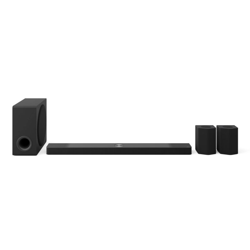 LG - 9.1.5-Channel S95TR Soundbar with Wireless Subwoofer and Rear Speakers, Dolby Atmos and WOW Orchestra - Black