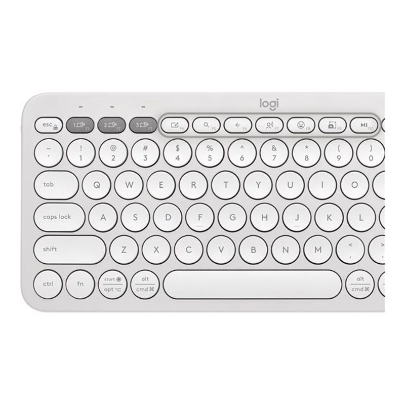 Logitech Pebble 2 Combo - keyboard and mouse set - tonal white Input Device