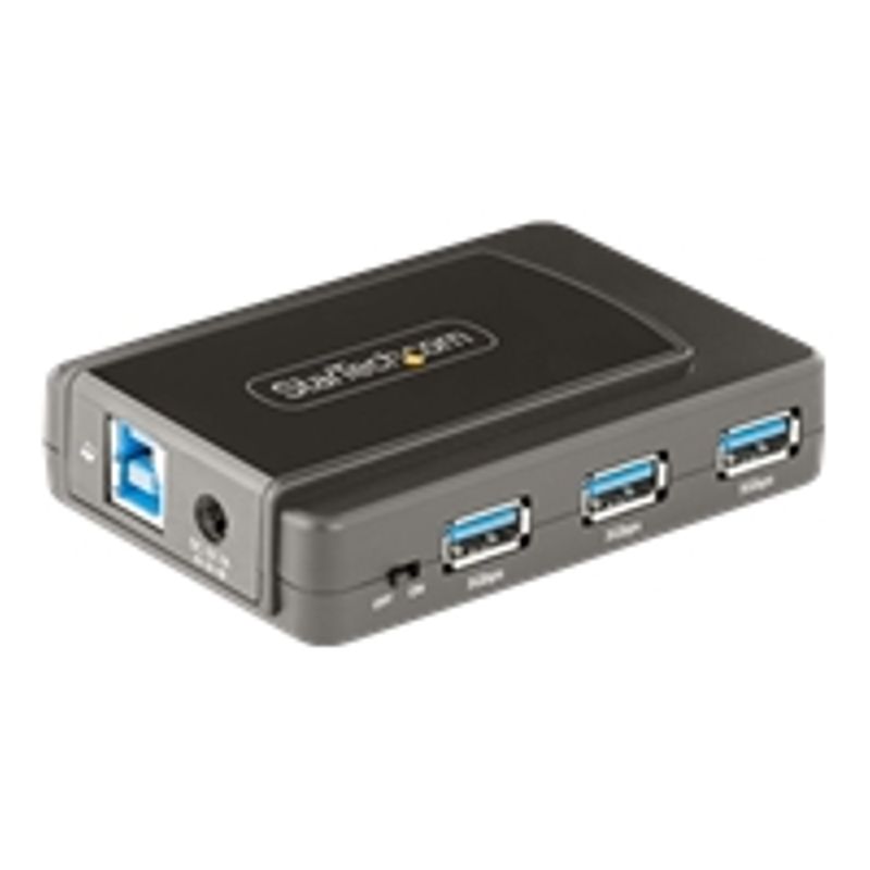 StarTech.com 7-Port USB Hub with On/Off Switch USB 3.0 5Gbps BC 1.2 USB-A to 7x USB-A Compact Self Powered USB-A Hub with 35W Power Supply D