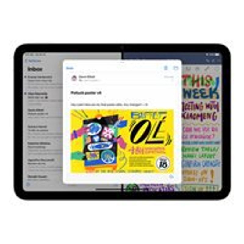 Apple - 10.9-Inch iPad - Latest Model - (10th Generation) with Wi-Fi + Cellular - 256GB - Silver (Unlocked)