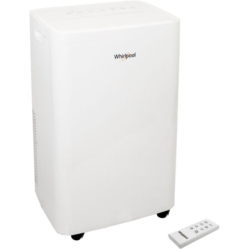 Whirlpool - 14,000 BTU ASHRAE (10,000 BTU SACC) Portable Air Conditioner