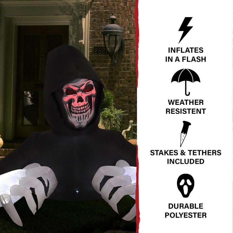 5-ft. Prelit Inflatable Reaper