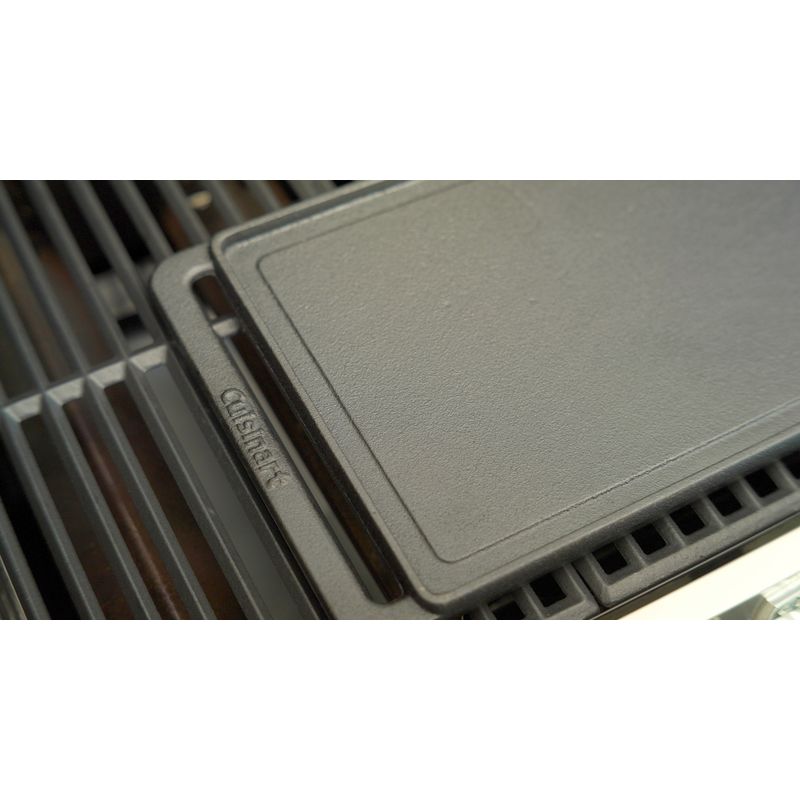 Cuisinart - Reversible Cast Iron Griddle/Grill Plate