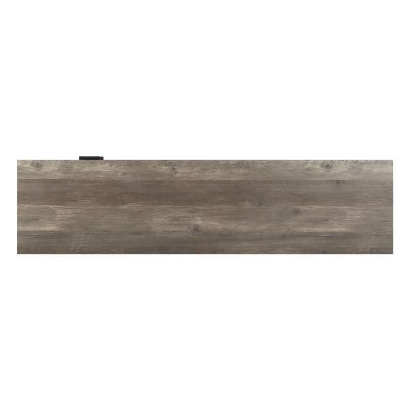 ACME Nantan TV Stand, Rustic Oak & Black Finish