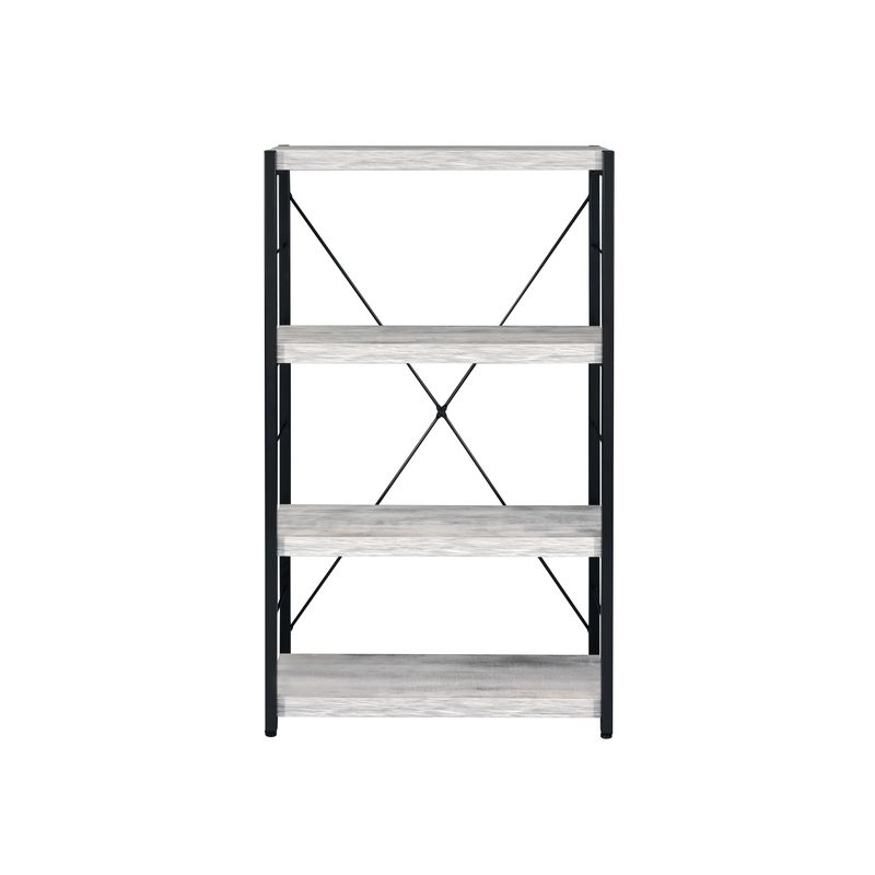ACME Bob Bookshelf, Antique White & Black