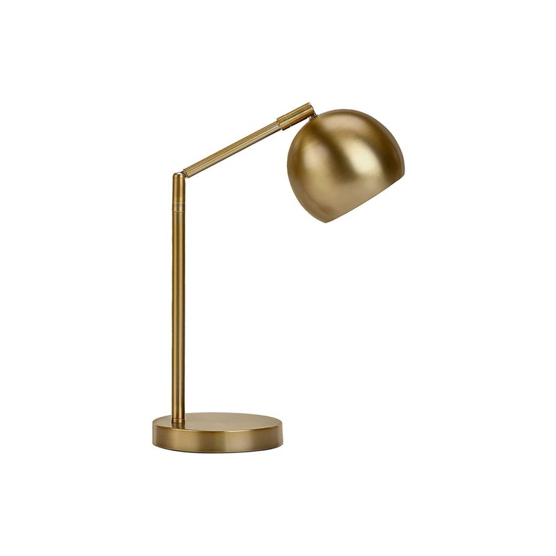 Lighting - 19"H Table Lamp Gold Metal / Gold Shade