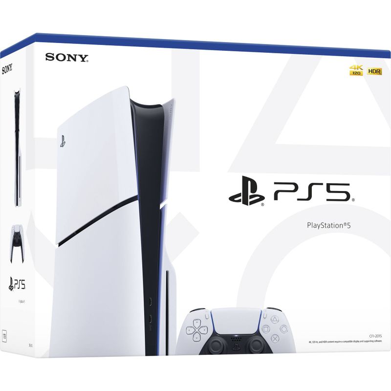 Sony - PlayStation 5 Slim Console - White With Accessories