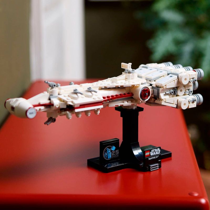 LEGO - Star Wars Tantive IV Build and Display Starship Vehicle Model 75376 - Multi