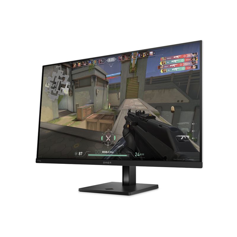 HP OMEN - Transcend 31.5" QD-OLED 4K UHD 240Hz G-SYNC Compatible Gaming Monitor with Adjustable Height - Black/White