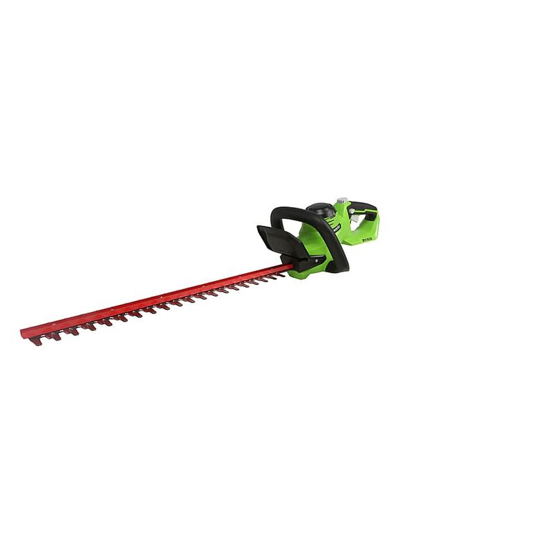 Greenworks - 24-Volt 22-Inch Cordless Hedge Trimmer (Battery Not Included) - Black/Green