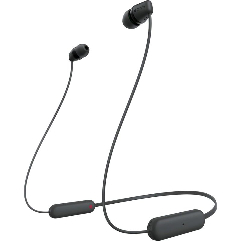 Sony - WIC100 Wireless In-ear Headphone - Black