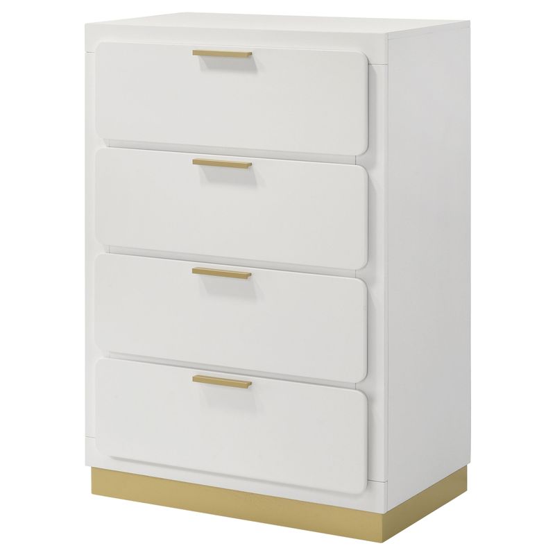 Rent to own Caraway 4drawer Bedroom Chest White