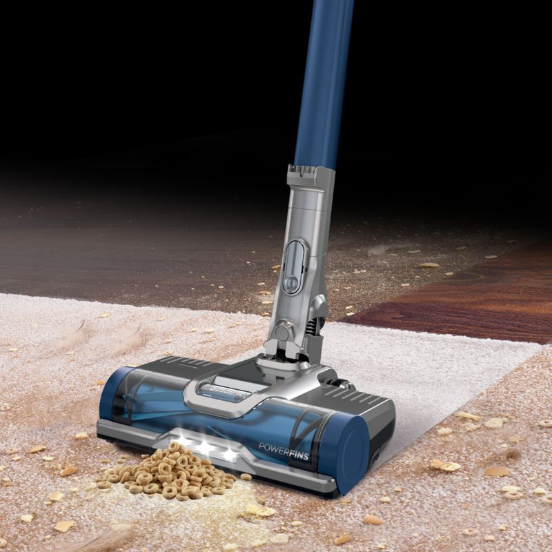 Shark - Cordless Pet Plus Stick Vacuum with Anti-Allergen Complete Seal & PowerFins, Self-Cleaning Brushroll - Blue