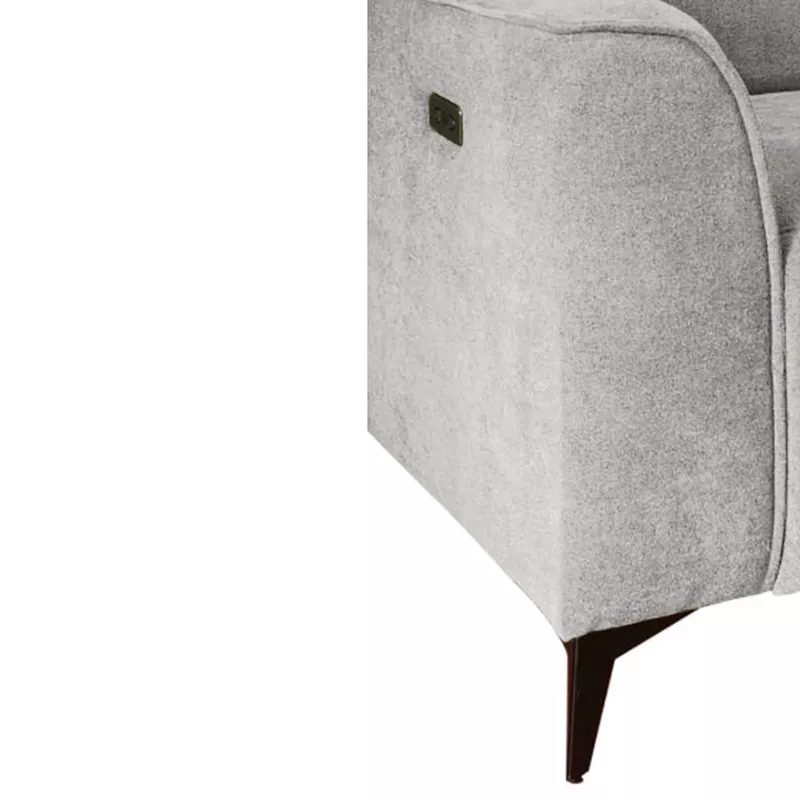 Med Grey Power Recliner