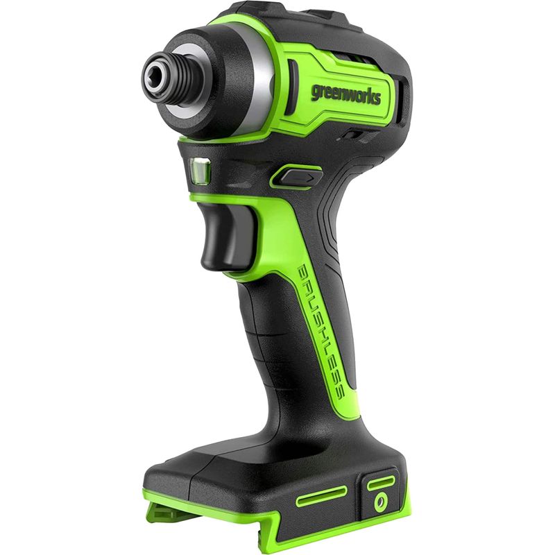 Greenworks - 24V 5 Tool Combo Kit - Drill, Impact Driver, Recip Saw, Light, Bluetooth Speaker, 2Ah + 4Ah Batteries, & Charger - Green