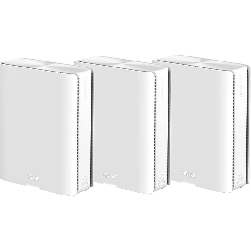 ASUS - ZenWiFi BE30000 WiFi 7 Quad-band Mesh Router (3-Pack) - White