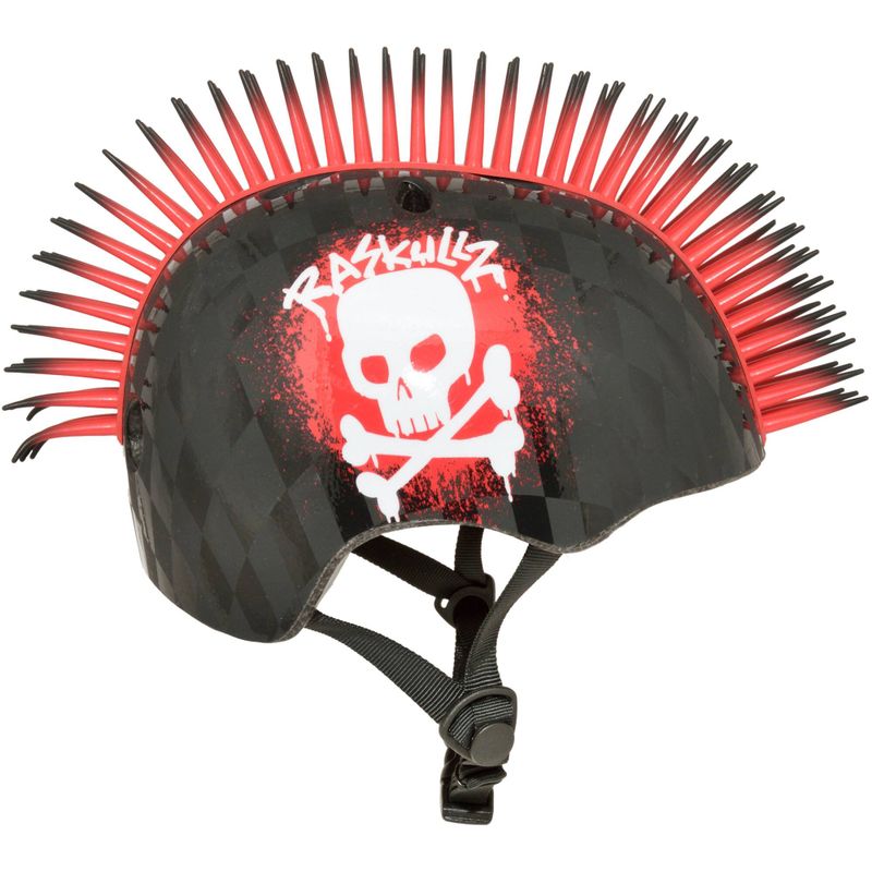 Raskullz - Skull Hawk Helmet for Bike and Scooter - Toddler - Red
