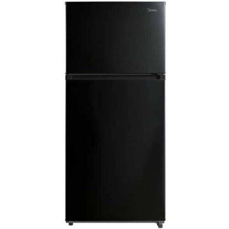 Midea - 18 Cu. Ft. Top-Mount Freezer Refrigerator in Black