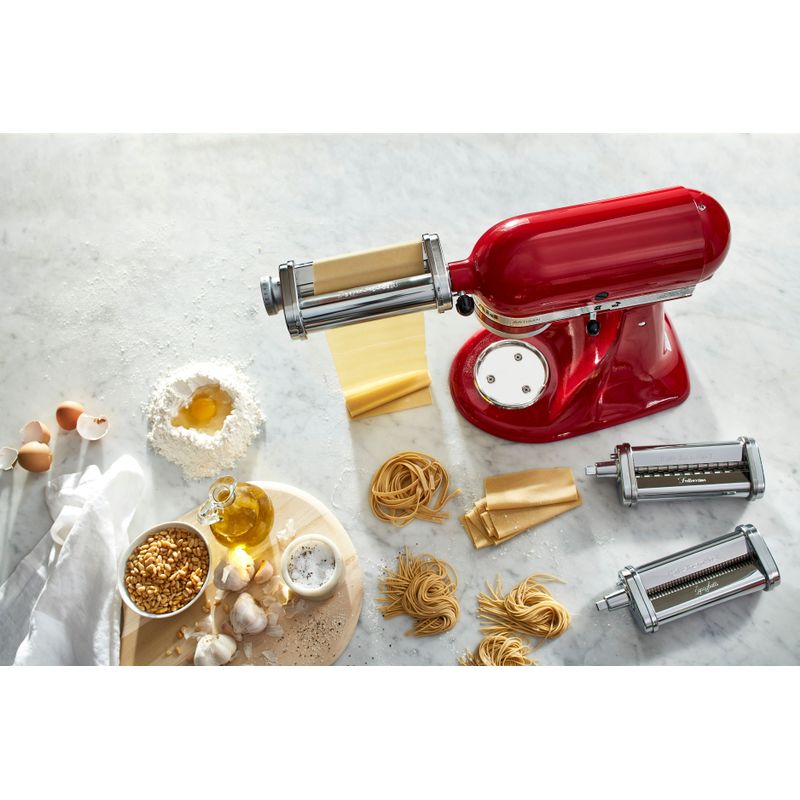 KSMPRA Pasta Roller Attachments for Most KitchenAid Stand Mixers - Stainless Steel