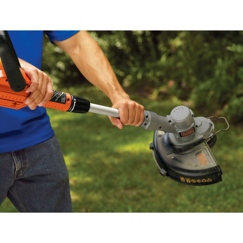 Black & Decker - 20V Max Lithium12 String Trimmer/Edger w/ 2.0 Amp Battery