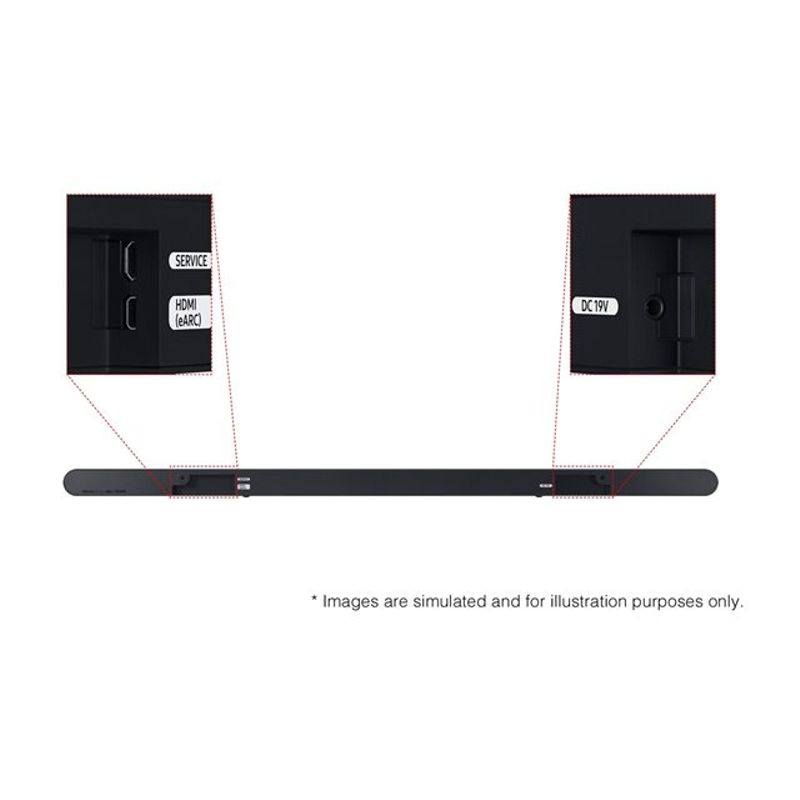 Samsung - HW-S700D 3.1 Channel S-Series Soundbar with Wireless Subwoofer, Dolby Atmos and Q-Symphony - Titan Black