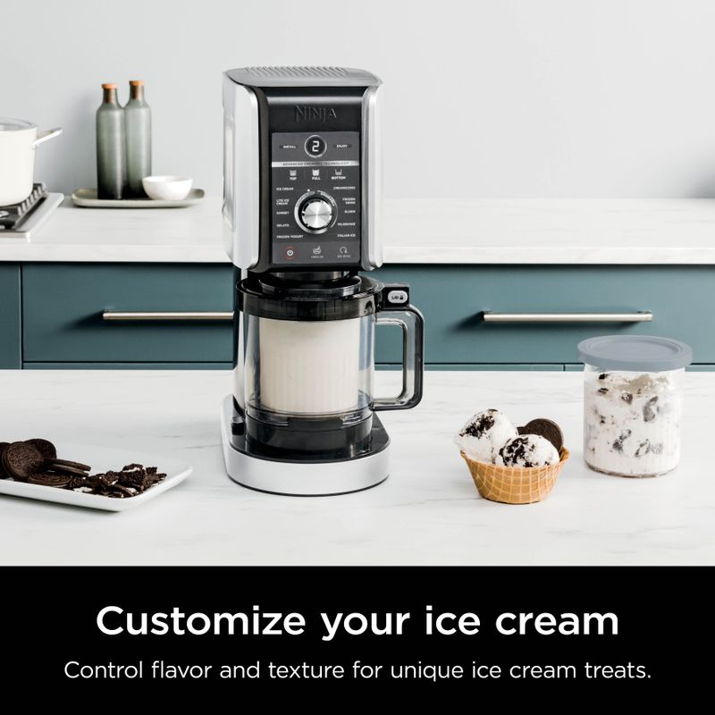 Ninja - CREAMi Deluxe 11-in-1 Ice Cream and Frozen Treat Maker - Silver