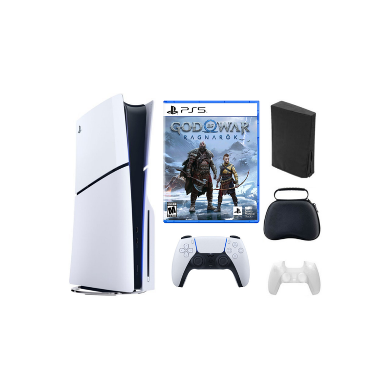 Playstation 5 Slim + God of War Bundle with Accessories