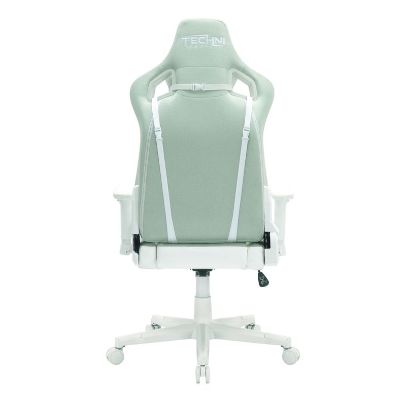 Ergonomic Pastel Gaming Chair, Mint