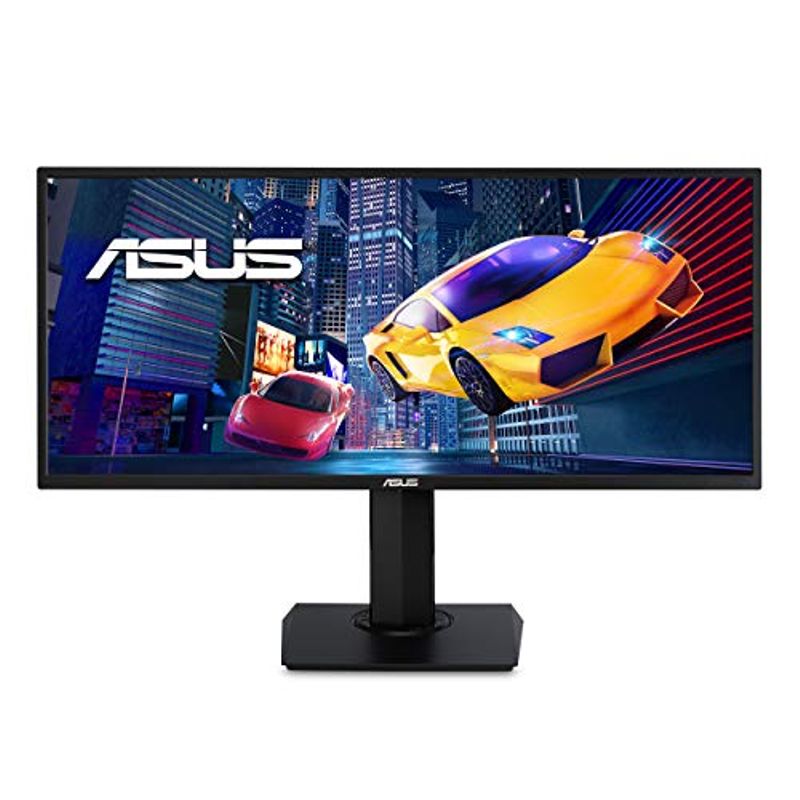 ASUS VP348QGL 34" 21:9 UWQHD VA HDR LCD Gaming Monitor with Adaptive-Sync/FreeSync & Built-In Speakers