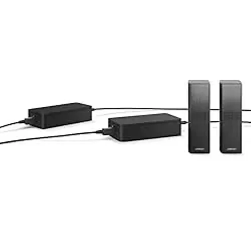 Bose - Surround Speakers 700 120-Watt Wireless Satellite Bookshelf Speakers (Pair) - Black
