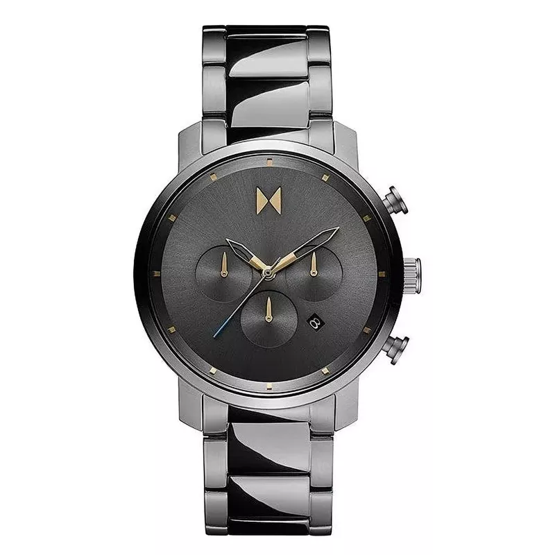 MVMT - Mens Chrono Gunmetal IP Stainless Steel Watch Gunmetal Dial