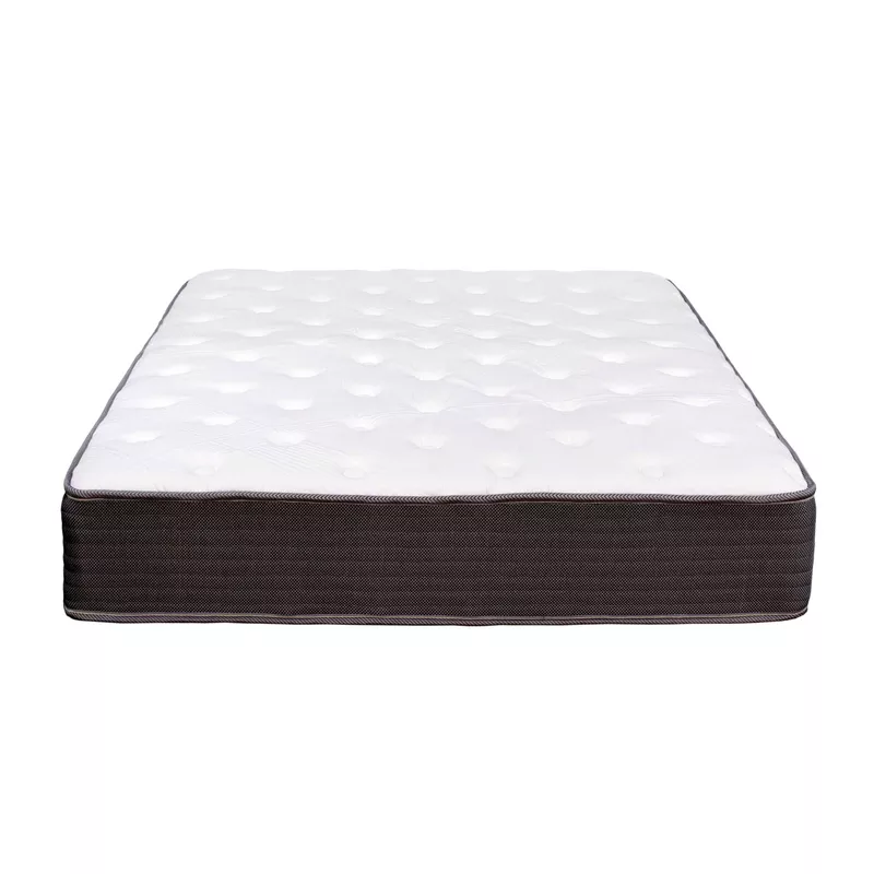 Roncy Full Platform Bed with Equilibria 8 in. Pocket Spring Hybrid Mattress