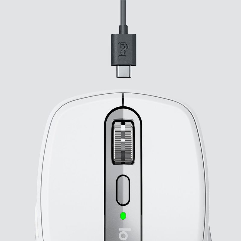 Alt View Zoom 14. Logitech - MX Anywhere 3 Wireless Bluetooth Fast Scrolling Mouse with Customizable Buttons - Pale Gray