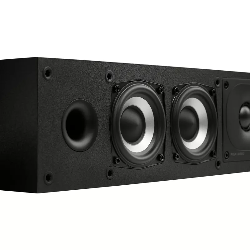 Polk Audio Monitor XT35 Low-Profile High-Resolution Center Channel Loudspeaker, Black