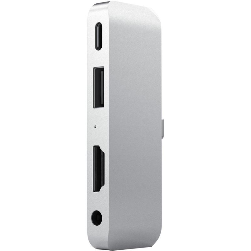 Satechi Aluminum USB Type-C Mobile Pro Hub, Silver