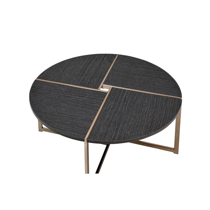 ACME Bromia Coffee Table in Black & Champagne - Wood