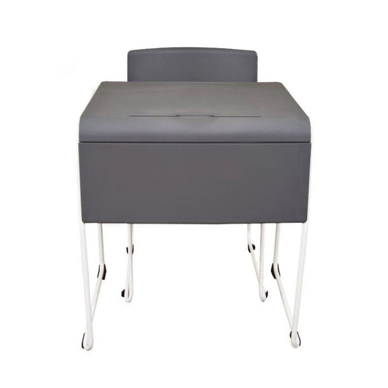 Lightweight Stackable Student Desk and Chair - Grey