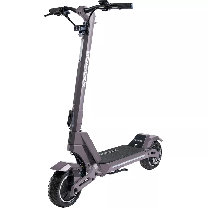 GoTrax - RAPTOR Electric Scooter w/28 mi Max Operating Range & 30mph Max Speed - Gray