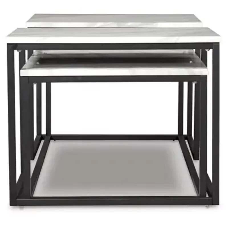 Gray/Black Donnesta Occasional Table Set (3/CN)