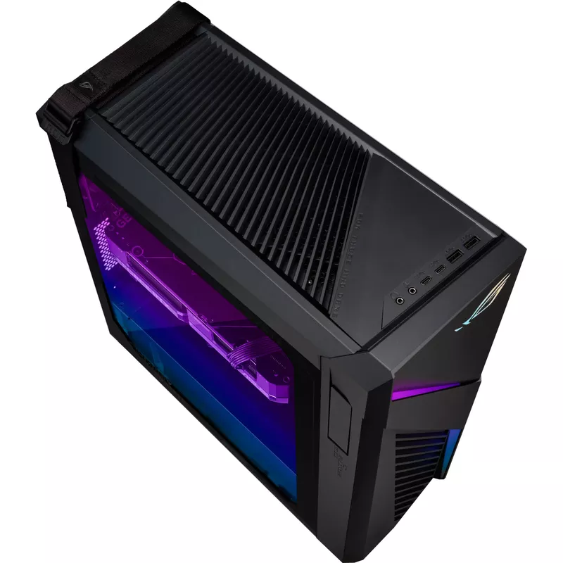 ASUS - ROG Gaming Desktop - Intel Core i7-14700KF - 32GB Memory - NVIDIA GeForce RTX 4070 SUPER - 2TB SSD - Black